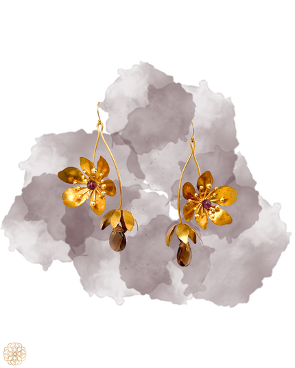 Flower power earrings with gemstones for a colorful look - Sundara Joon