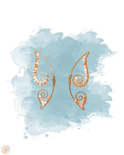 Butterfly wing gemstone earrings for a whimsical touch - Sundara Joon