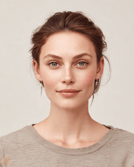 Delicate flower silver drop earrings - Sundara Joon