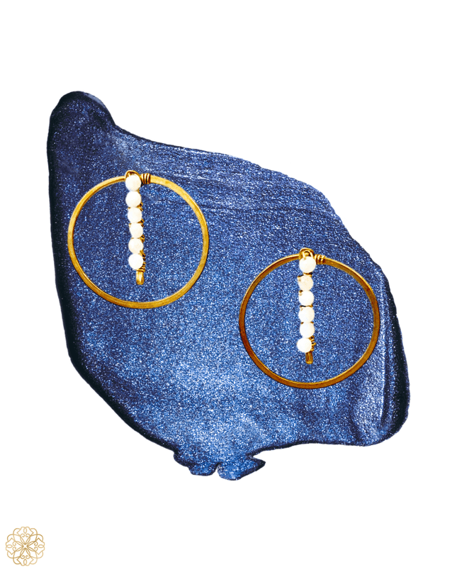 Delicate modern gemstone earrings - Sundara Joon