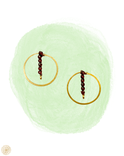 Delicate modern gemstone earrings - Sundara Joon