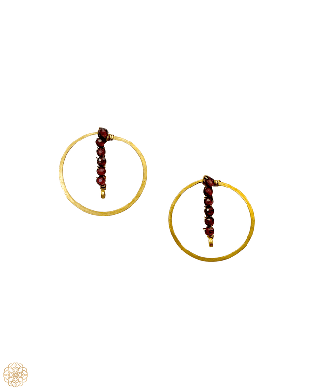 Delicate modern gemstone earrings - Sundara Joon