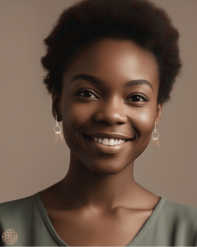 Delicate silver drop earrings - Sundara Joon