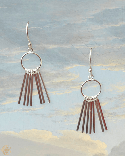 Delicate silver drop earrings - Sundara Joon