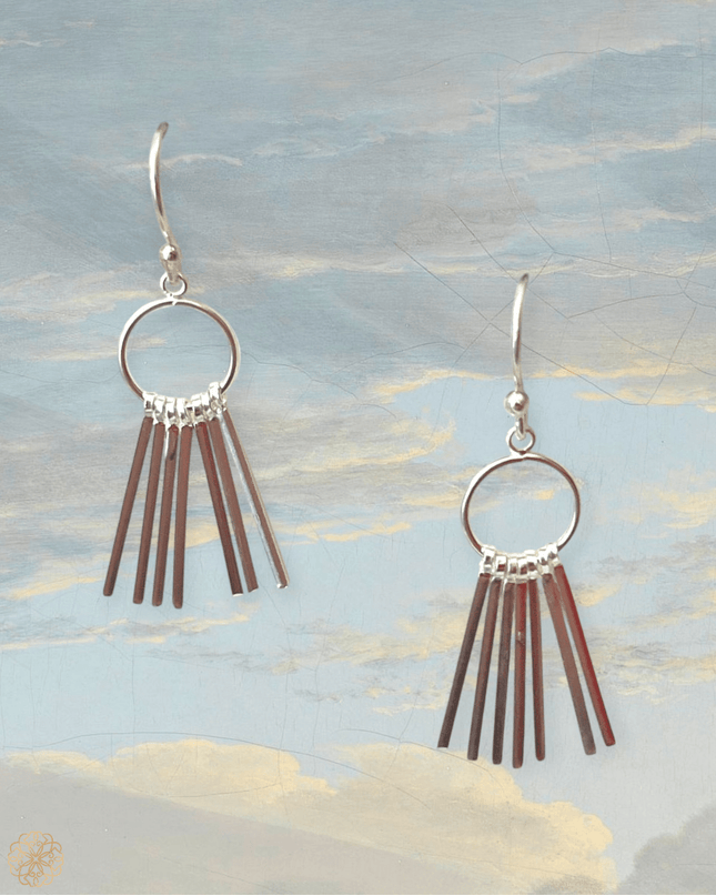 Delicate silver drop earrings - Sundara Joon