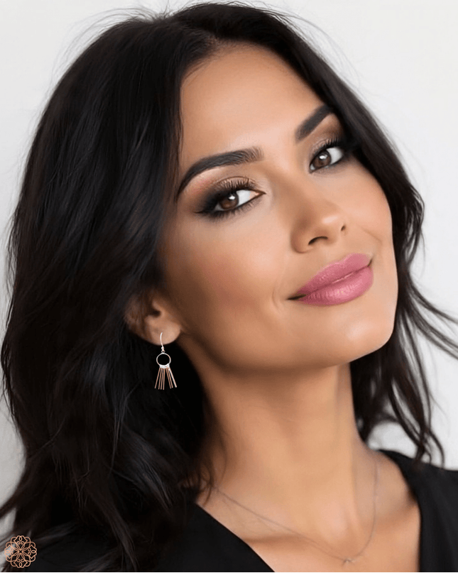 Delicate silver drop earrings - Sundara Joon