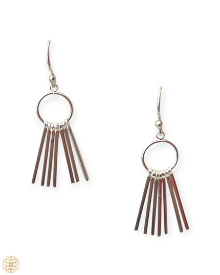 Delicate silver drop earrings - Sundara Joon