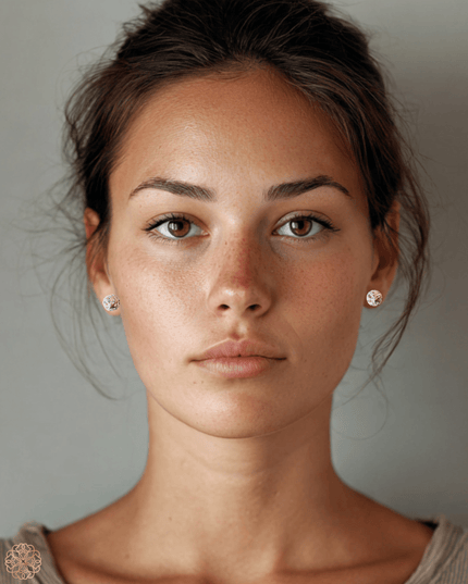 Delicate silver filigree stud earrings - Sundara Joon