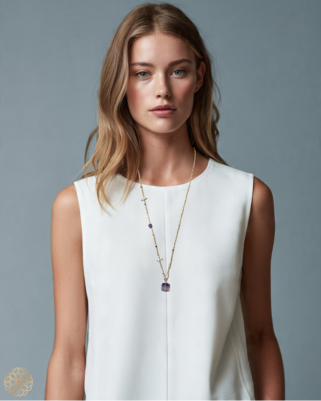 Delicate Gemstone Pendant