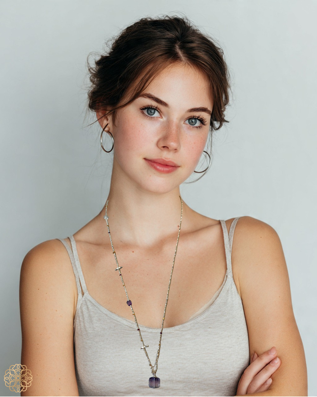 Delicate Gemstone Pendant