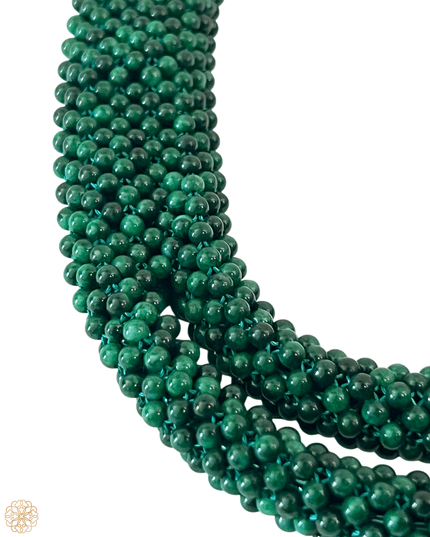 Double sided beaded malachite necklace - Sundara Joon