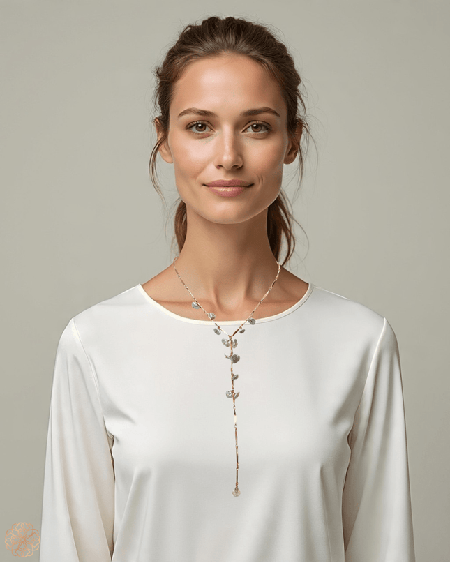 Drop chain pearl necklace - Sundara Joon