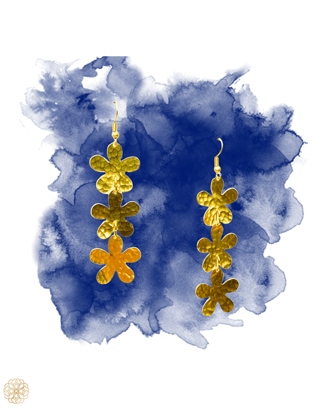 Drop floral earrings - Sundara Joon
