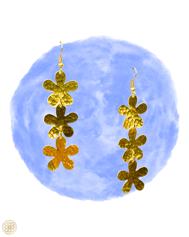Drop floral earrings - Sundara Joon