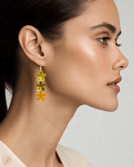 Drop floral earrings - Sundara Joon