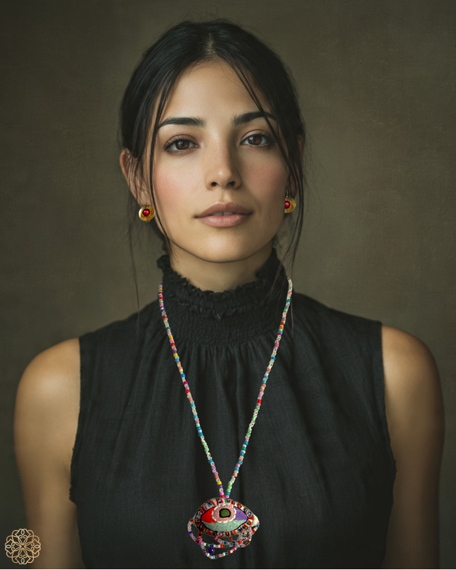 Evil eye pendant necklace