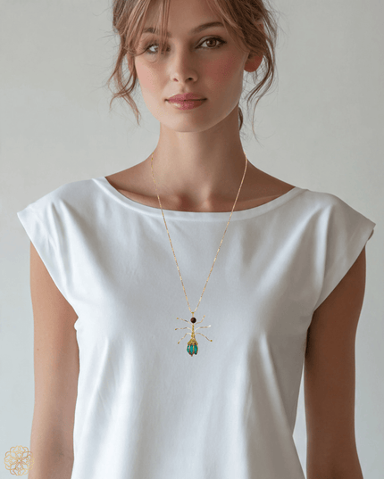 Feeling antsy gemstone pendant necklace - Sundara Joon