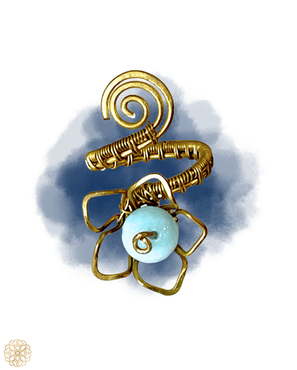Floral inspired blossom gemstone statement ring - Sundara Joon