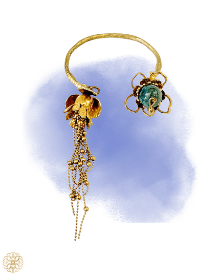 Floral inspired cuff bracelet - Sundara Joon