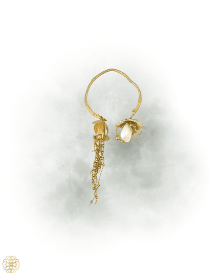 Floral inspired cuff bracelet - Sundara Joon