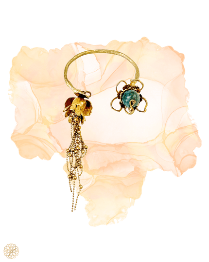 Floral inspired cuff bracelet - Sundara Joon