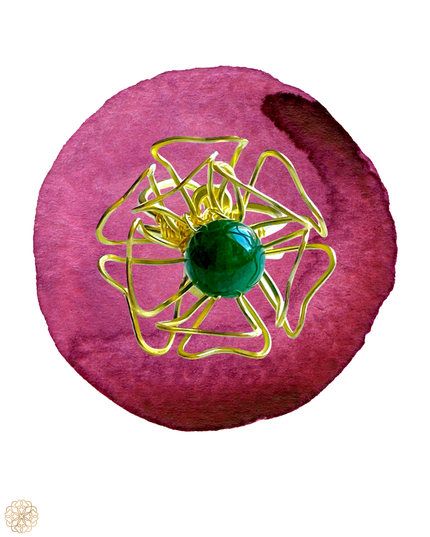 Floral inspired gemstone statement ring - Sundara Joon