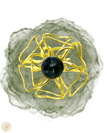 Floral inspired gemstone statement ring - Sundara Joon