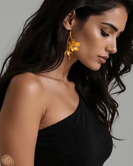 Flower power earrings with gemstones for a colorful look - Sundara Joon