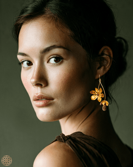 Flower power earrings with gemstones for a colorful look - Sundara Joon