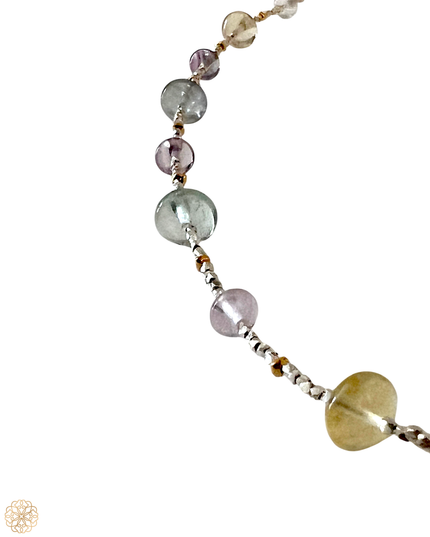 One-of-a-Kind Fluorite & Mixed Metal Necklace | Sundara Joon