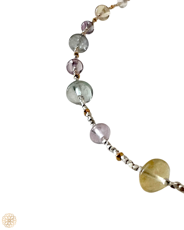 One-of-a-Kind Fluorite & Mixed Metal Necklace | Sundara Joon