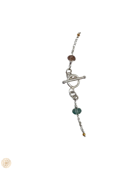 One-of-a-Kind Fluorite & Mixed Metal Necklace | Sundara Joon