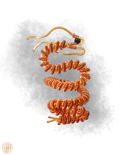 Friendly serpent serpentine statement ring - Sundara Joon