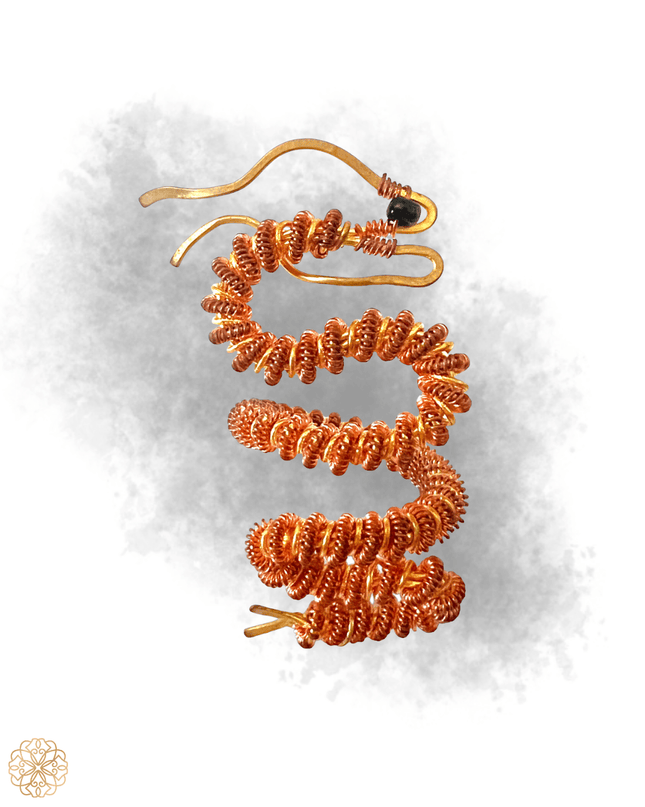 Friendly serpent serpentine statement ring - Sundara Joon