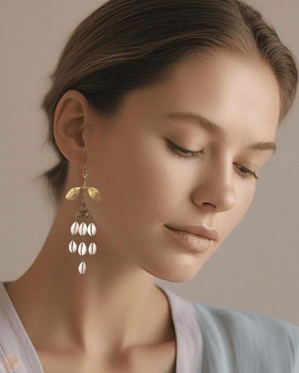Fun inviting shell earrings - Sundara Joon