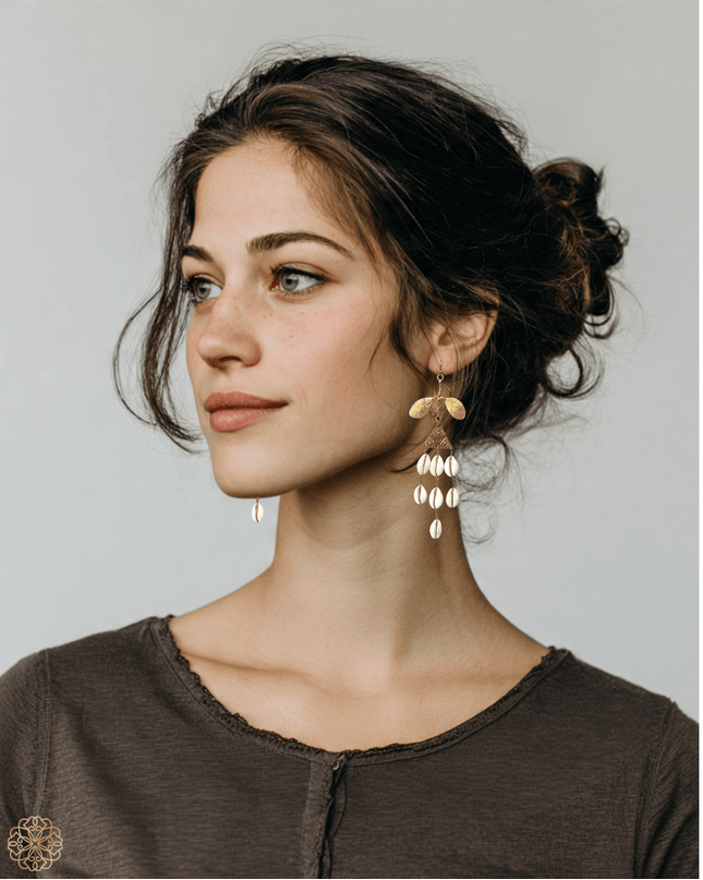 Fun inviting shell earrings - Sundara Joon