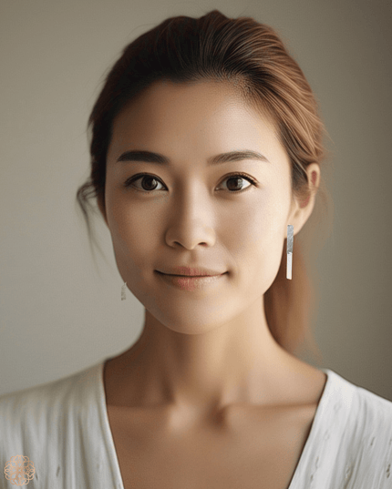Geometric inspired silver earrings - Sundara Joon