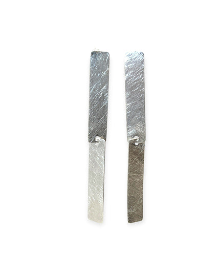 Geometric inspired silver earrings - Sundara Joon
