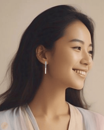 Geometric inspired silver earrings - Sundara Joon