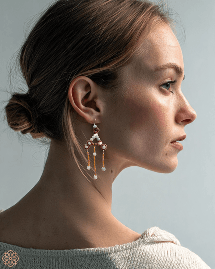 Good things happen in 3s drop earrings - Sundara Joon