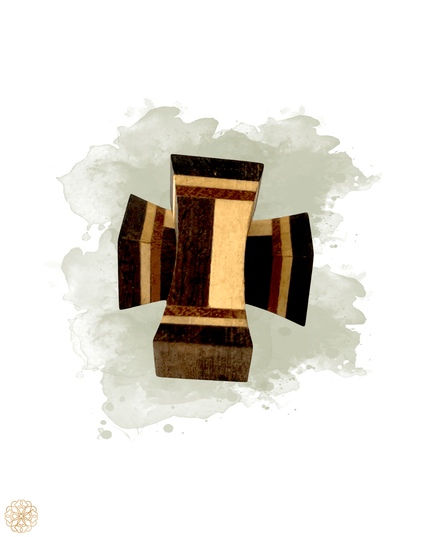 Handcrafted wooden inlay chopstick rests - Sundara Joon