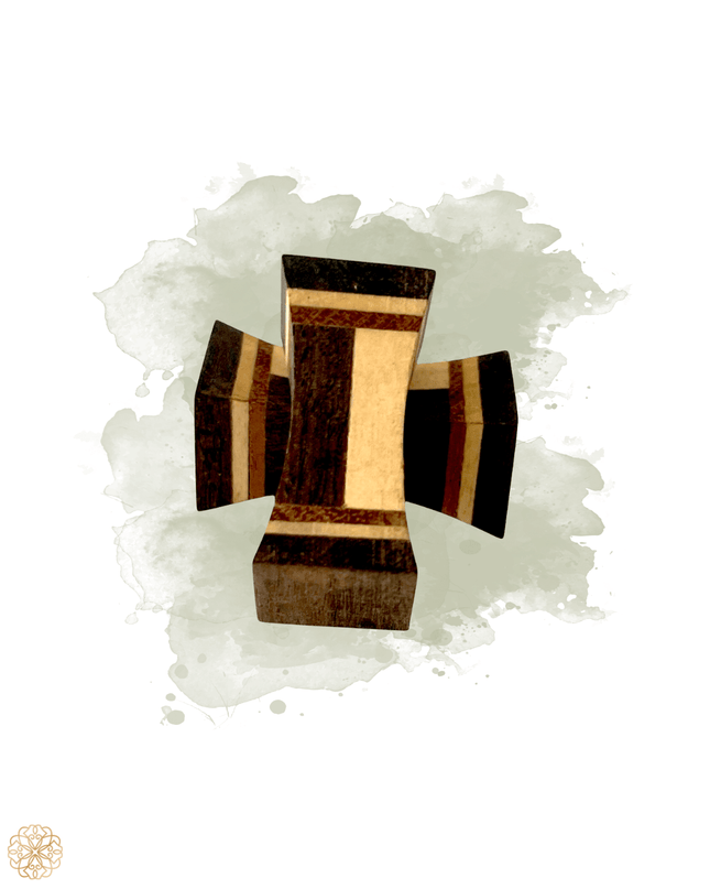 Handcrafted wooden inlay chopstick rests - Sundara Joon