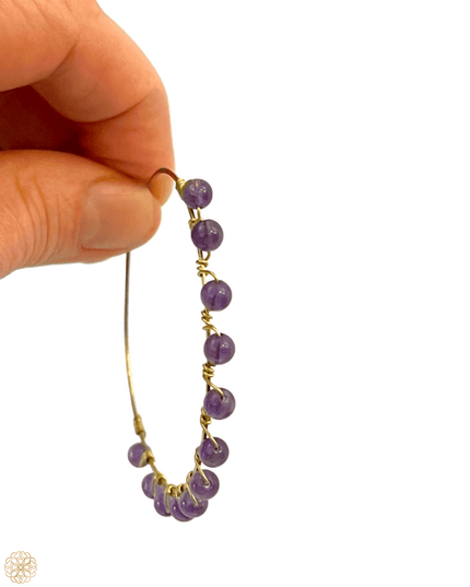 Hoops with colorful gemstones - Sundara Joon