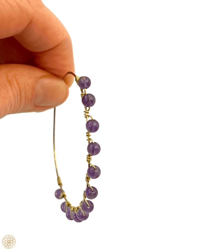 Hoops with colorful gemstones - Sundara Joon