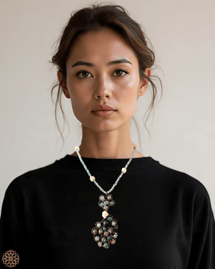 Jade organic necklace - Sundara Joon