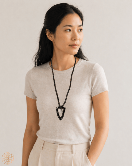 Jade pointing the way necklace - Sundara Joon