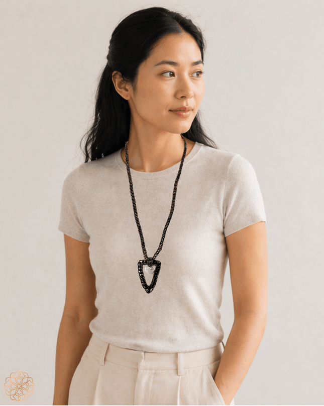 Jade pointing the way necklace - Sundara Joon