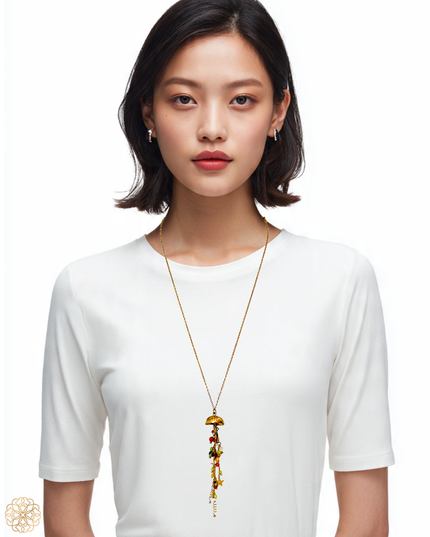 Jellyfish pendant necklace
