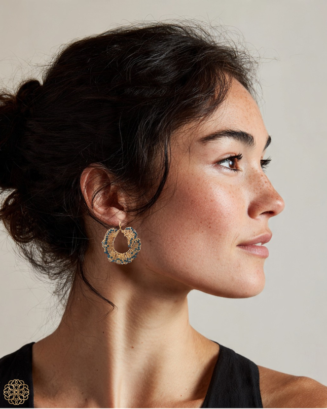 Lacy hoops that deliver sparkles and compliments - Sundara Joon