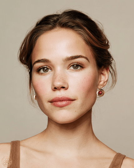 Lilly pad inspired earrings with white or black pearls - Sundara Joon
